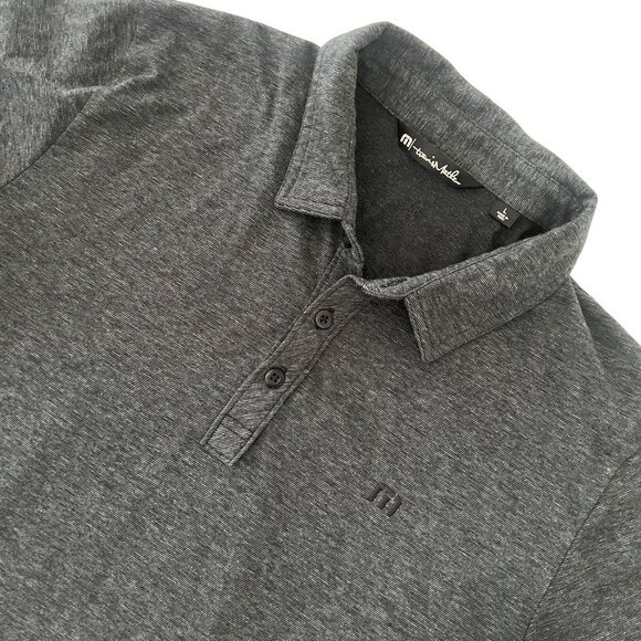 Travis Mathew Men's Gray‎ Short Sleeve Golf Polo Shirt L - Picture 1 of 7